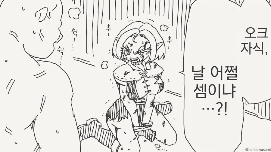 암시장에서 ㄴㅇ소녀를 산 오크가...Manga 이미지 2