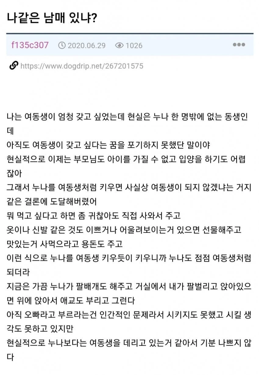 여동생을 갖고 싶었던 남자가 누나를 ㅈㄱ하는 Manhwa. - 이미지 3