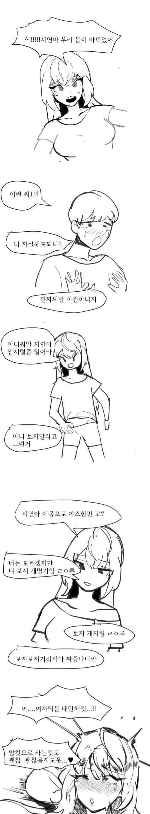 몸이 바뀐 남매..manhwa