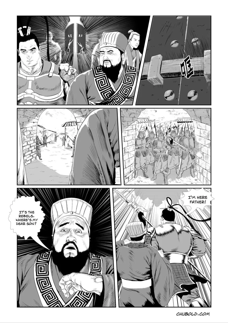 약1후)서양인이 해석한 동탁과 여포 만화.manga