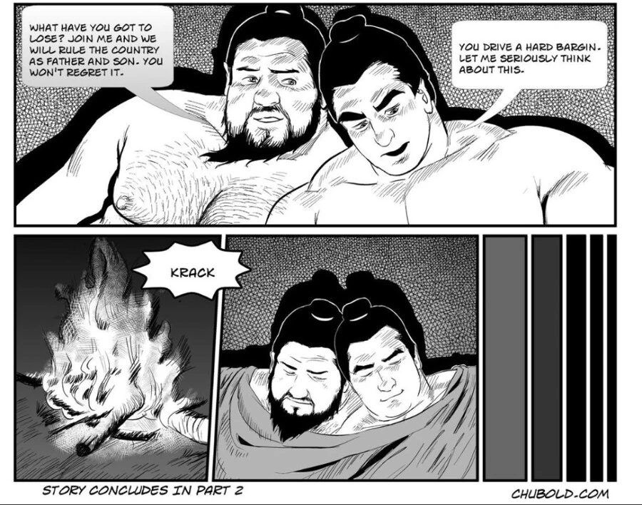 약1후)서양인이 해석한 동탁과 여포 만화.manga - 이미지 2