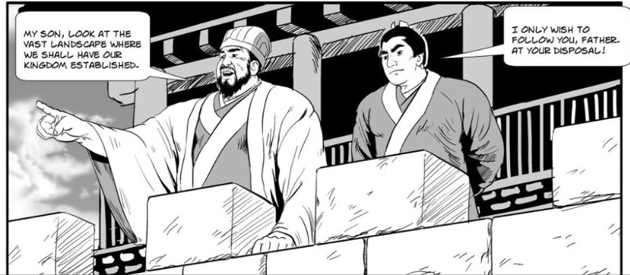 약1후)서양인이 해석한 동탁과 여포 만화.manga - 이미지 3
