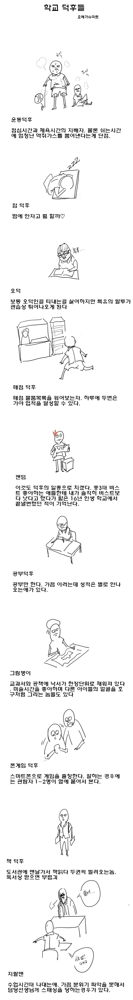 학교 덕후들 정리하는 만화.manwha