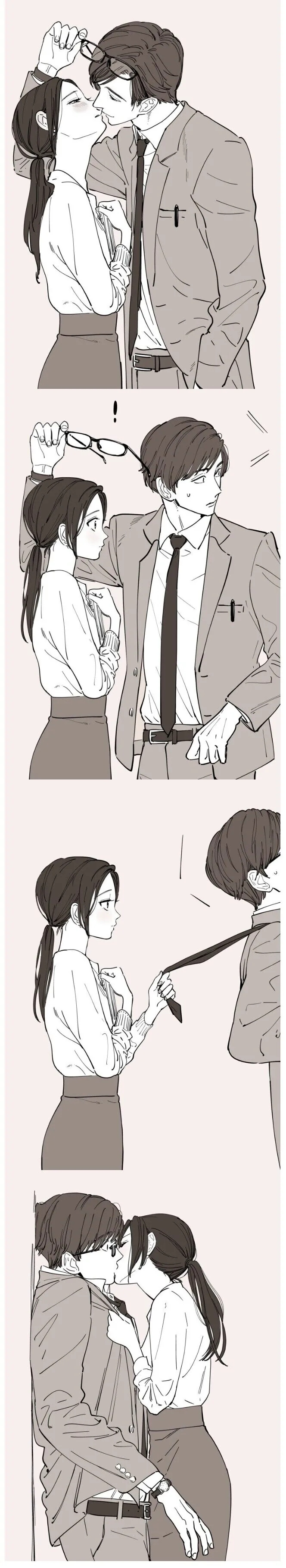 사내연애 들킬뻔한 만화.manhwa