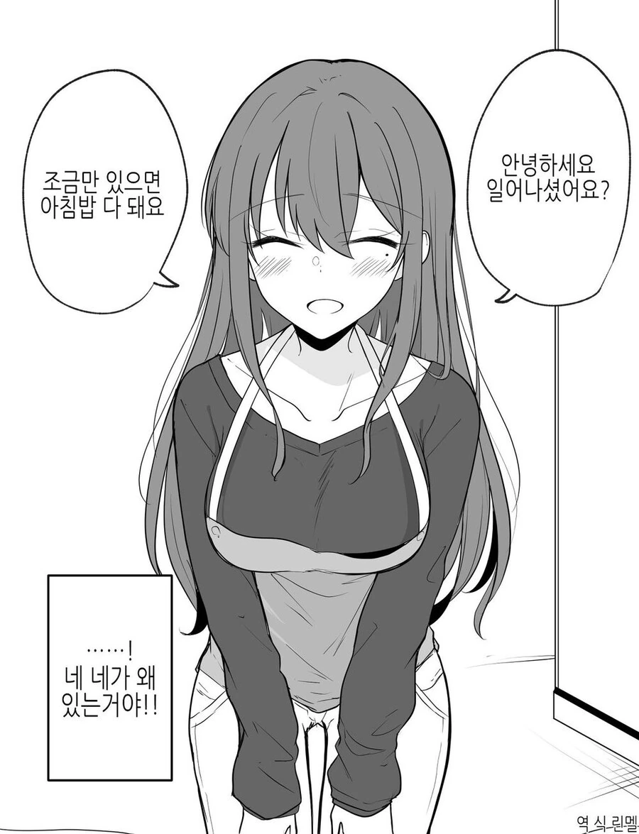 얀데레?) 준 기억이 없는 여벌쇠를 가진 여자 만화