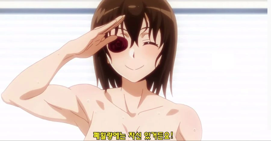 복근이 대단한 여군
