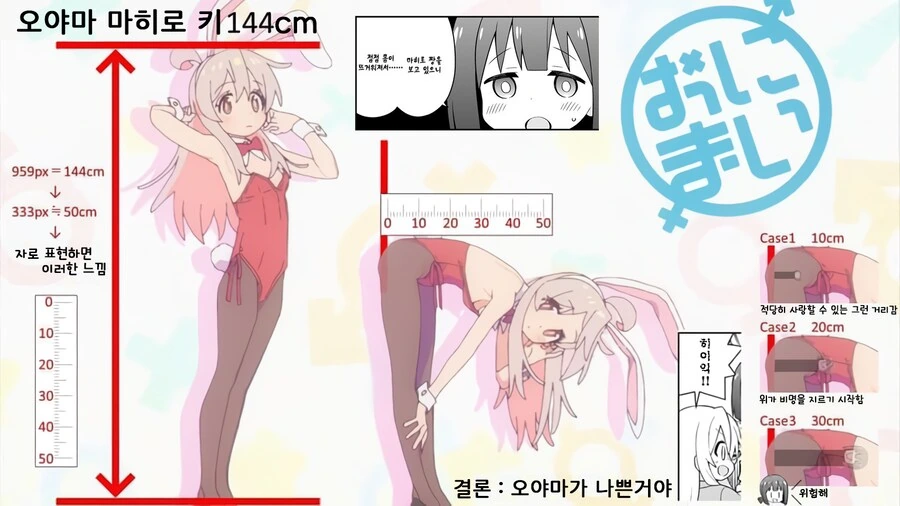 오빠는끝)마히로와 ㅈㅈ길이