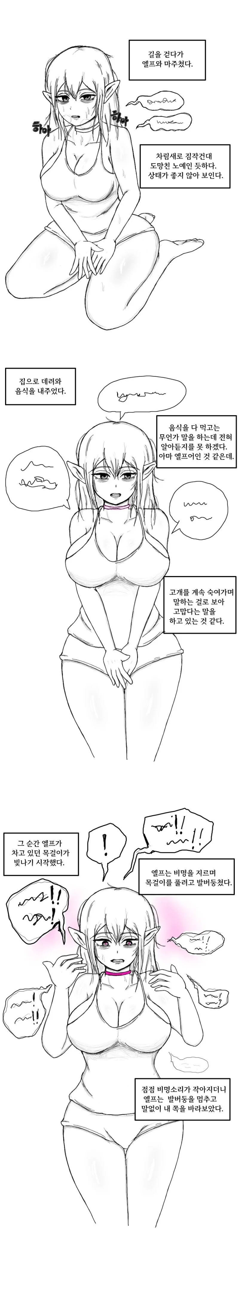 엘프 ㄴㅇ를 줍는.manhwa