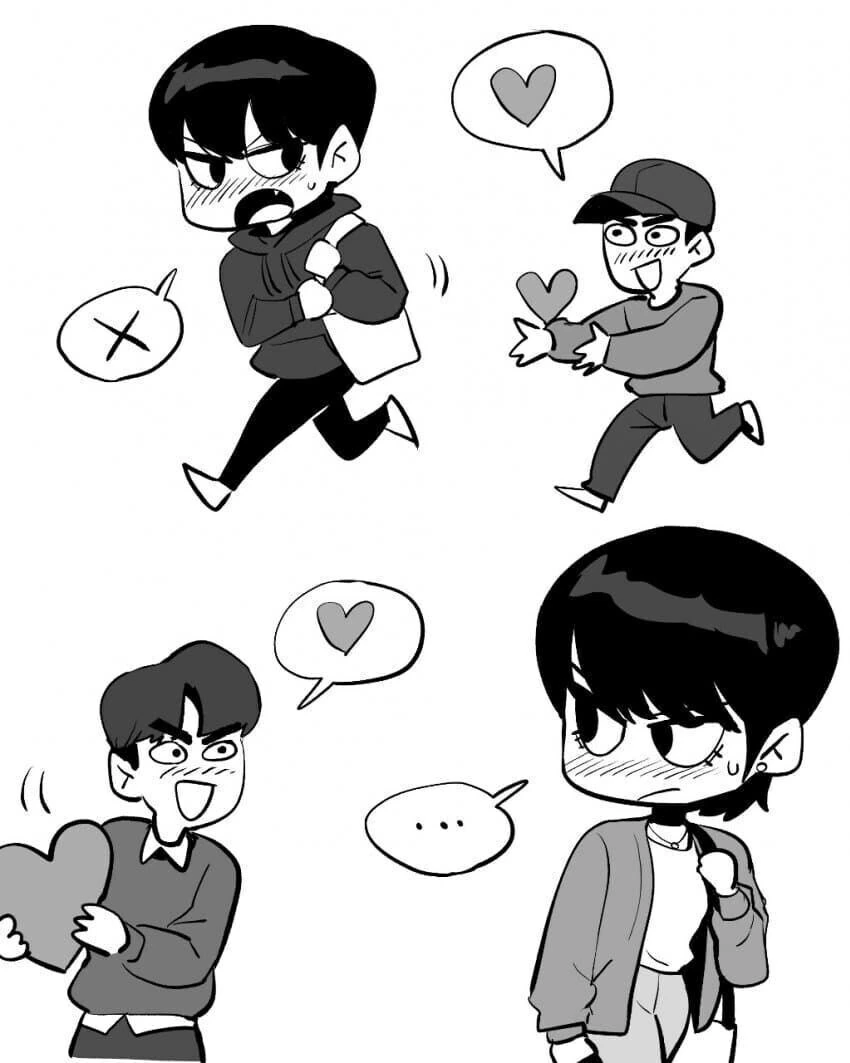 철벽 치는 톰보이에게 고백하는.manga - 이미지 2