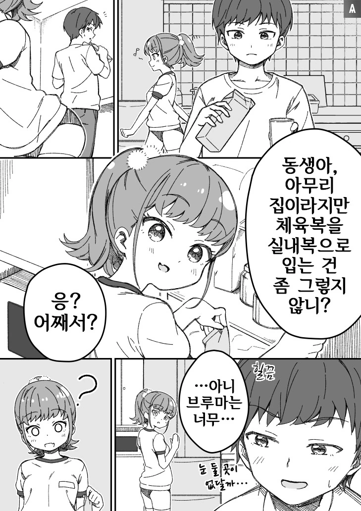 ㅎㅂ) 브루마 여동생 만화 (사실 아님)