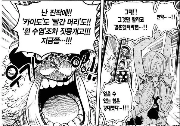 원피스) 루피가 빅맘을 말빨로 이겼을때 - 이미지 2