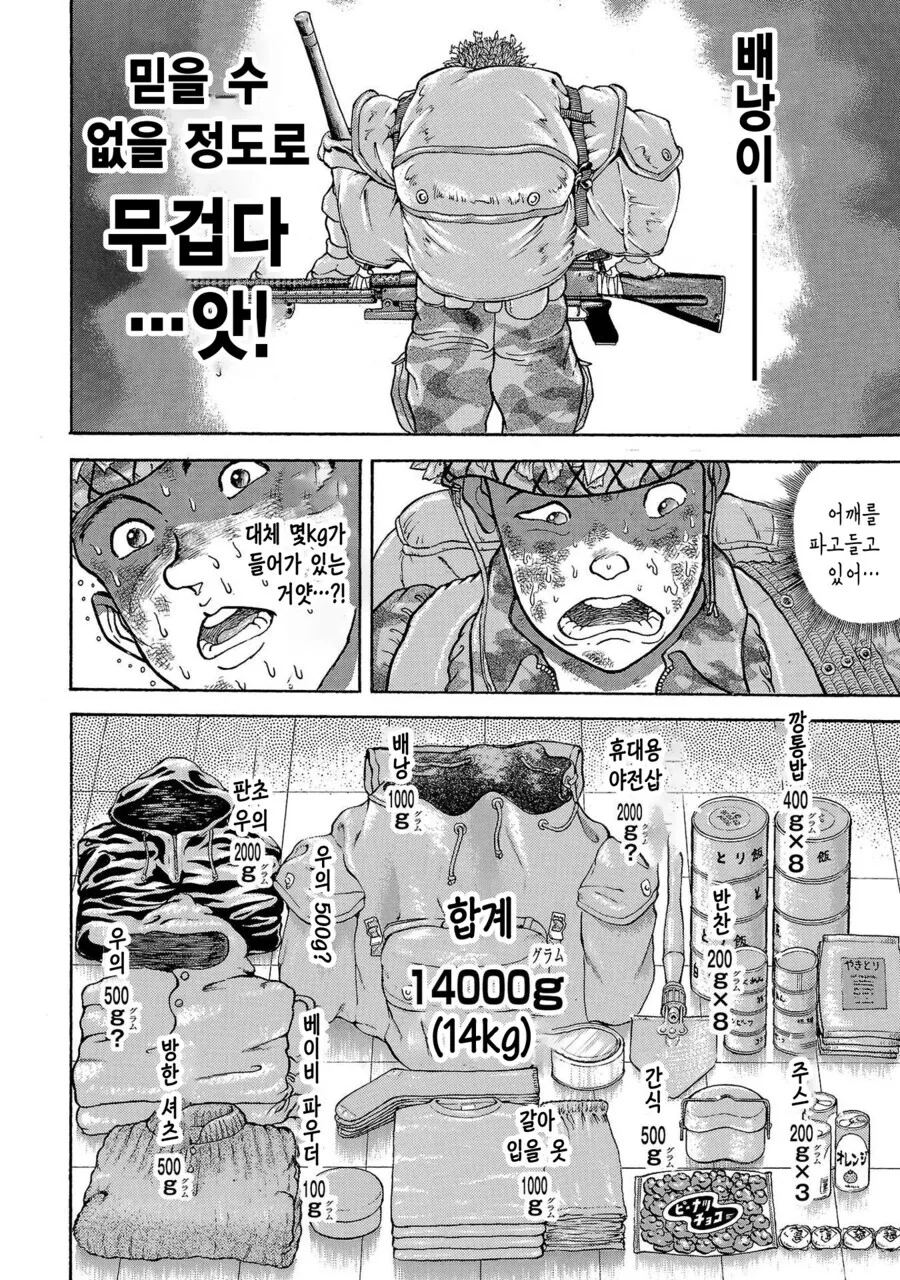 한 때 한장만 퍼가서 자위대 수준 ㅋㅋㅋㅋ 이라고 했었던 만화