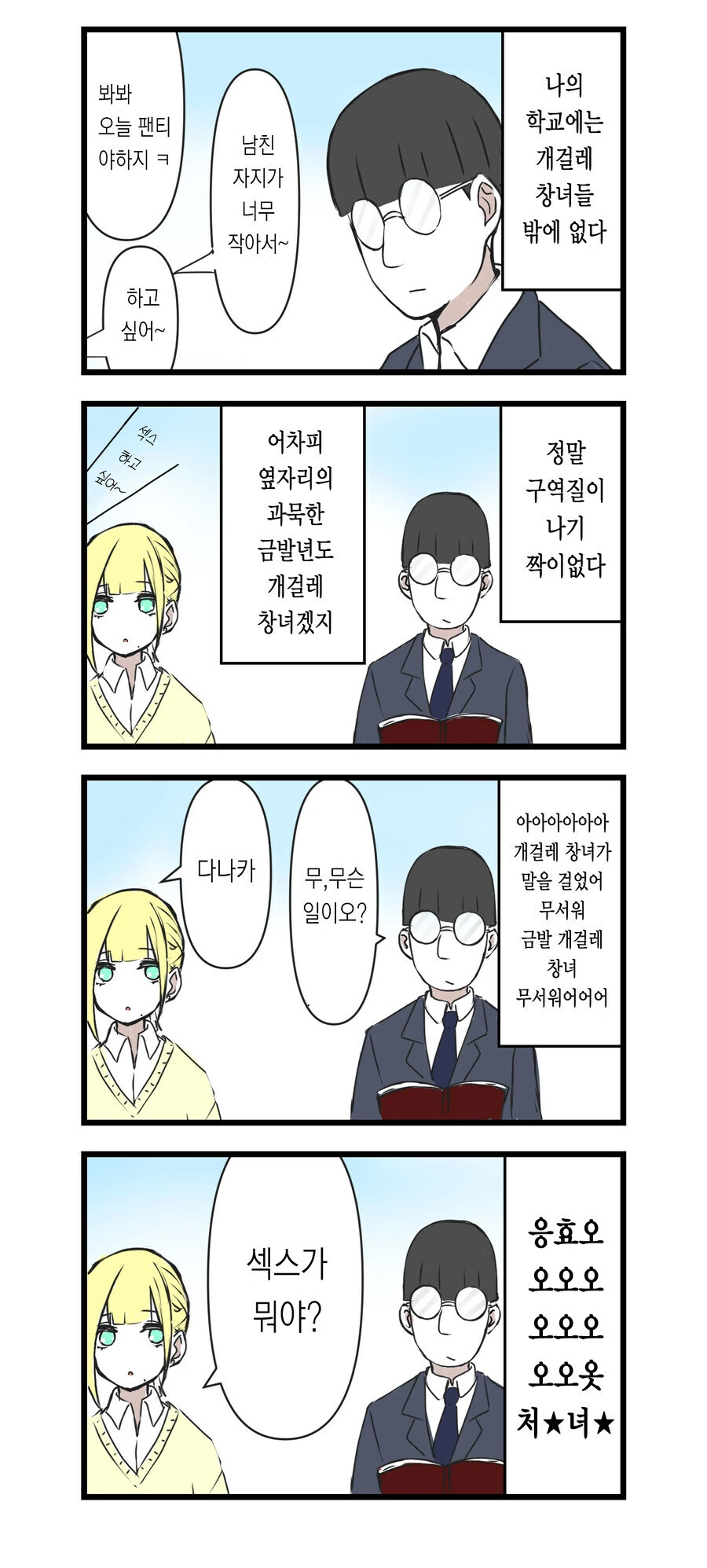 극한의 처녀충과 오타쿠에게 상냥한 처녀 갸루들 만화.manga