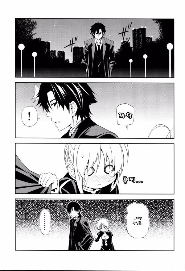 페이트, ㅎㅂ)영주로 세이버한테 ㅇㅎ거 시키는 만화.manga