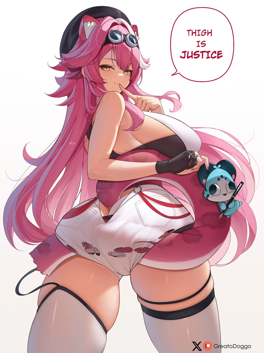 버튜버)정의로운 허벅지 보여주는 라오라.manga