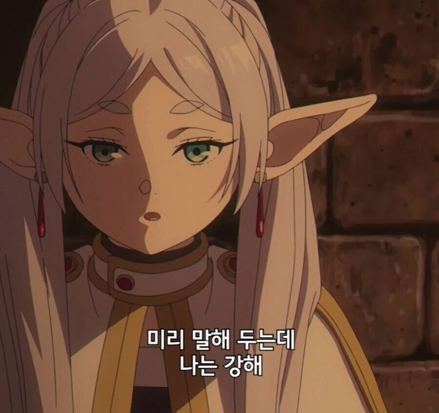 장송의프리렌,ㅇㅎ)ㄱㅅ 사이즈 비교