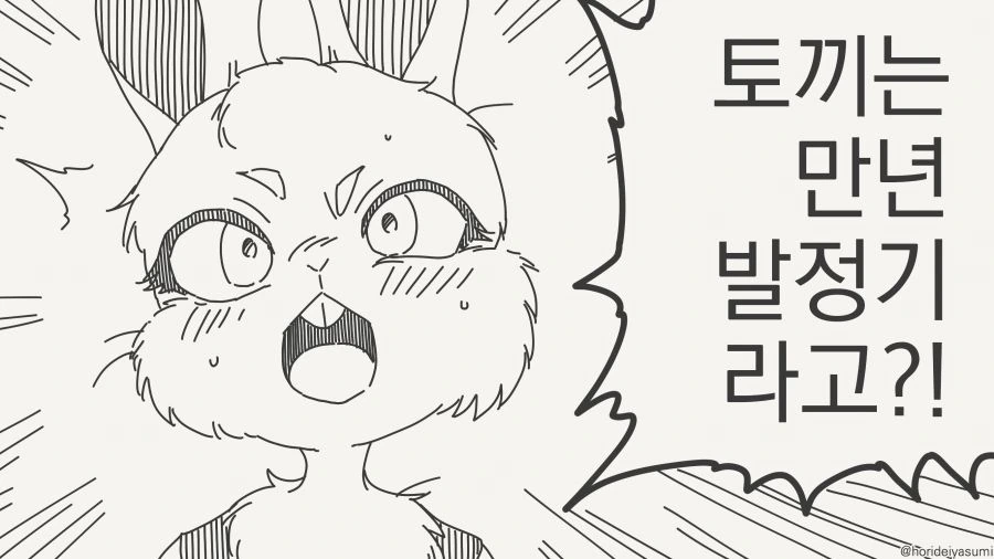 만년 ㅂㅈ기인 토끼 만화