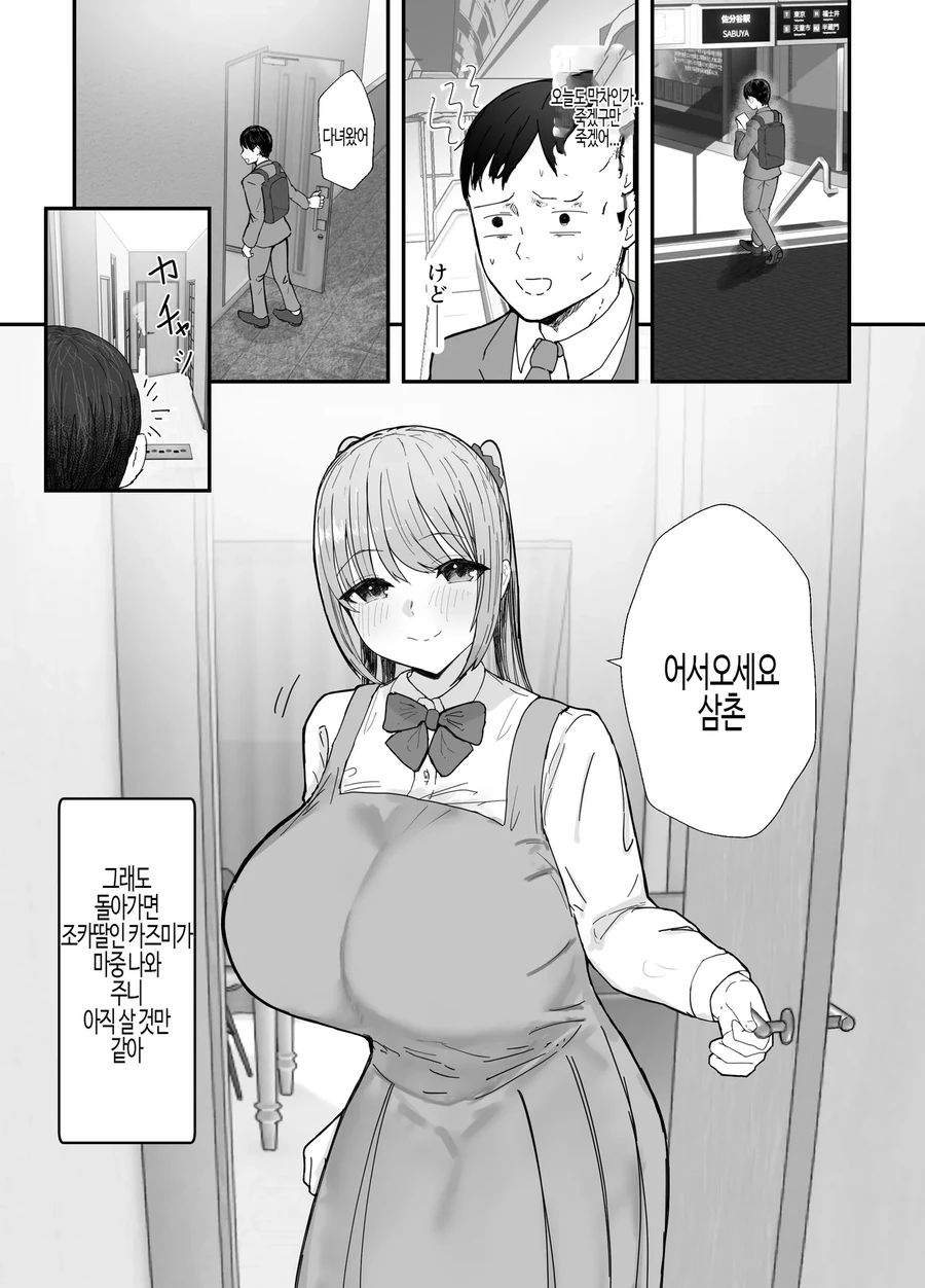 동거하는 ㅍㅇ 조카 JK는 달콤한 ㄱㅅ으로 샐러리맨을 가득 치유한다.manhwa