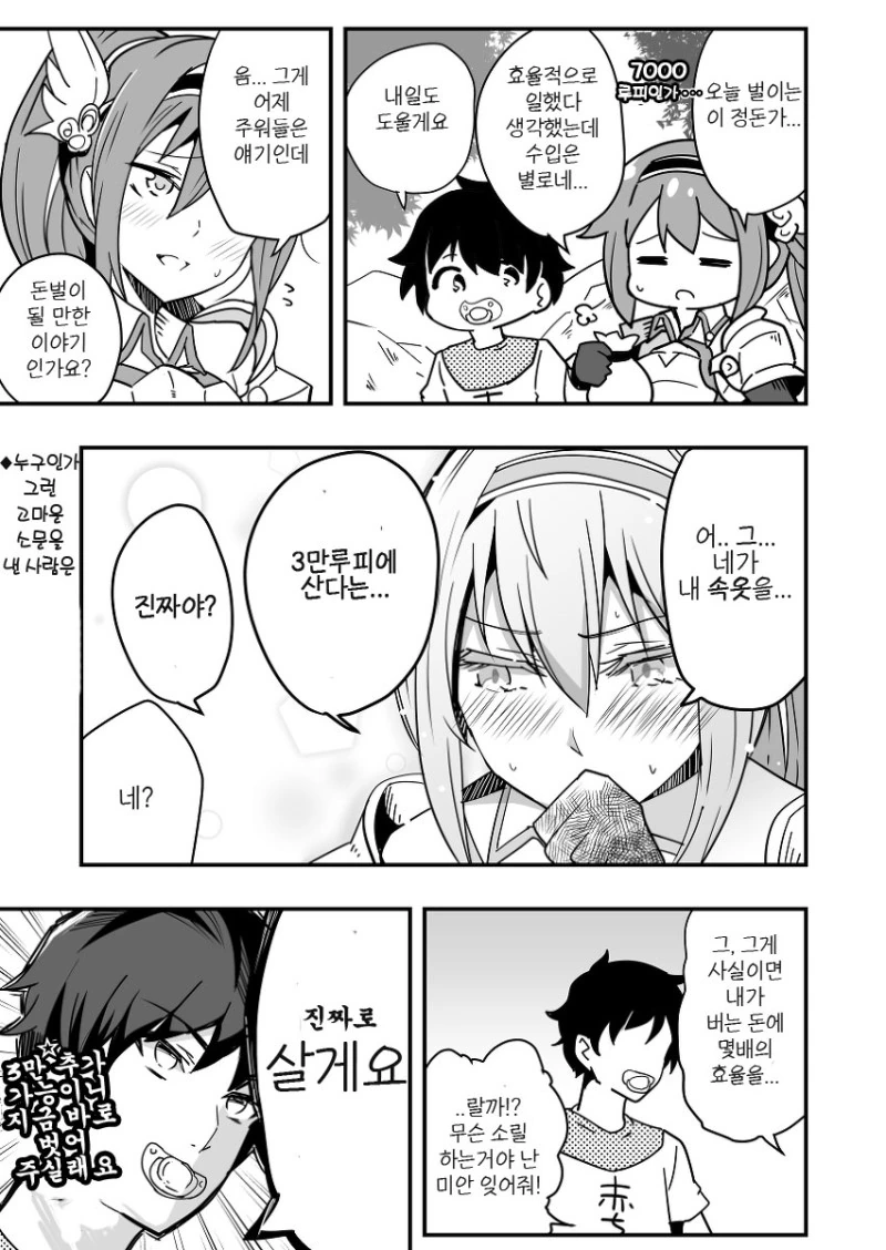 프리코네)미후유가 효율적으로 돈버는법.MANGA