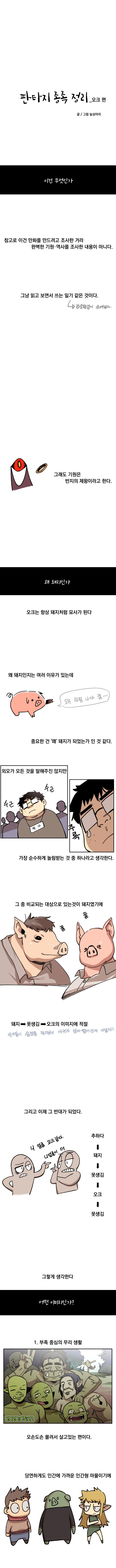 판타지 종족 정리 manga : 오크 편