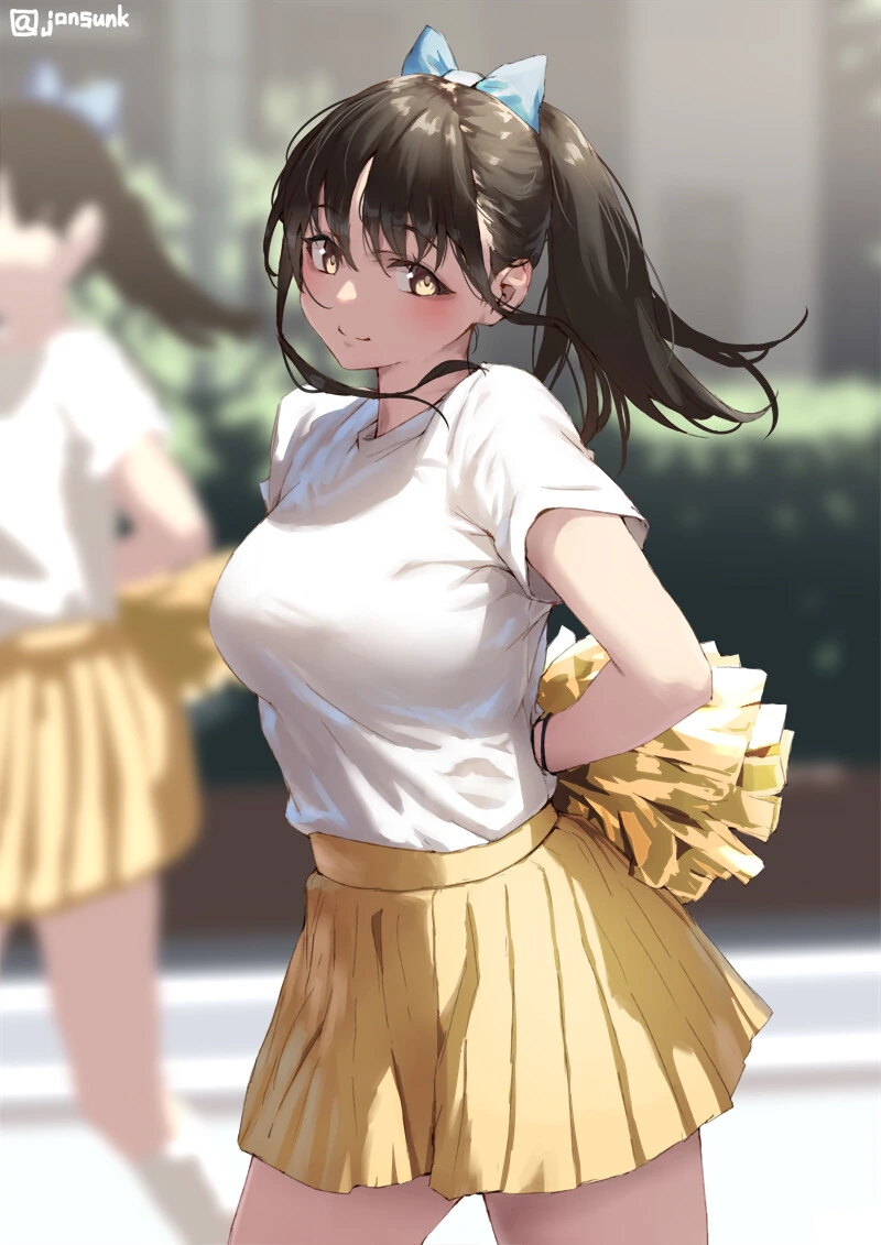 건강한 치어리딩하는 여고생들을 그린 작가님.manga - 이미지 3