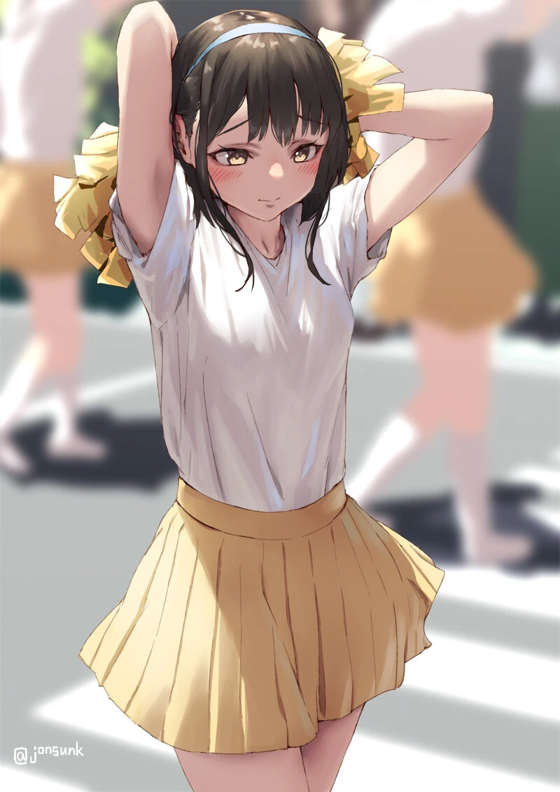 건강한 치어리딩하는 여고생들을 그린 작가님.manga - 이미지 4