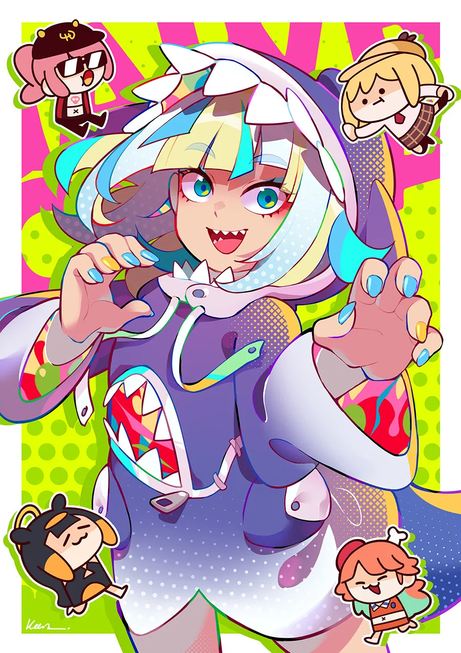 버튜버) 구라 생일 축하하는 해외짤공장장.manga