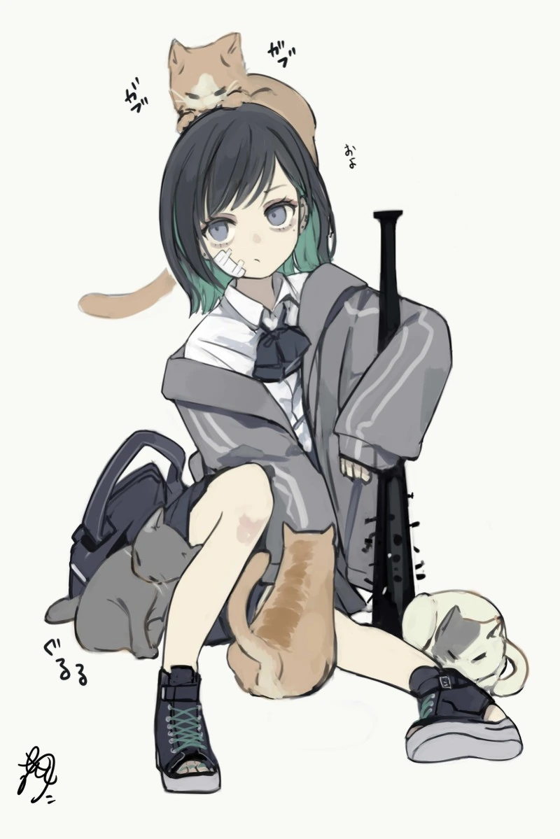 무서운 소녀.Manga