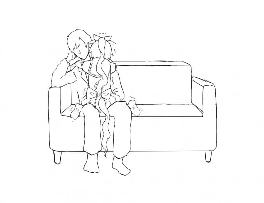 [말딸] 공포 영화를 보는 테이오 - 이미지 6