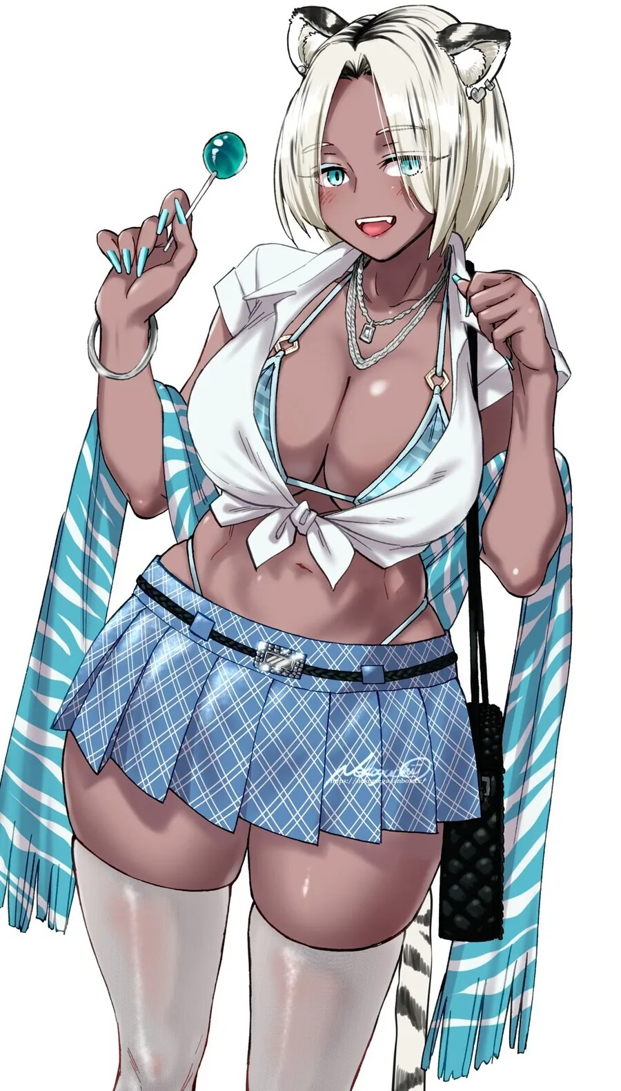 [ㅇㅎ] 금발 태닝녀 연출 레전드.manga - 이미지 2