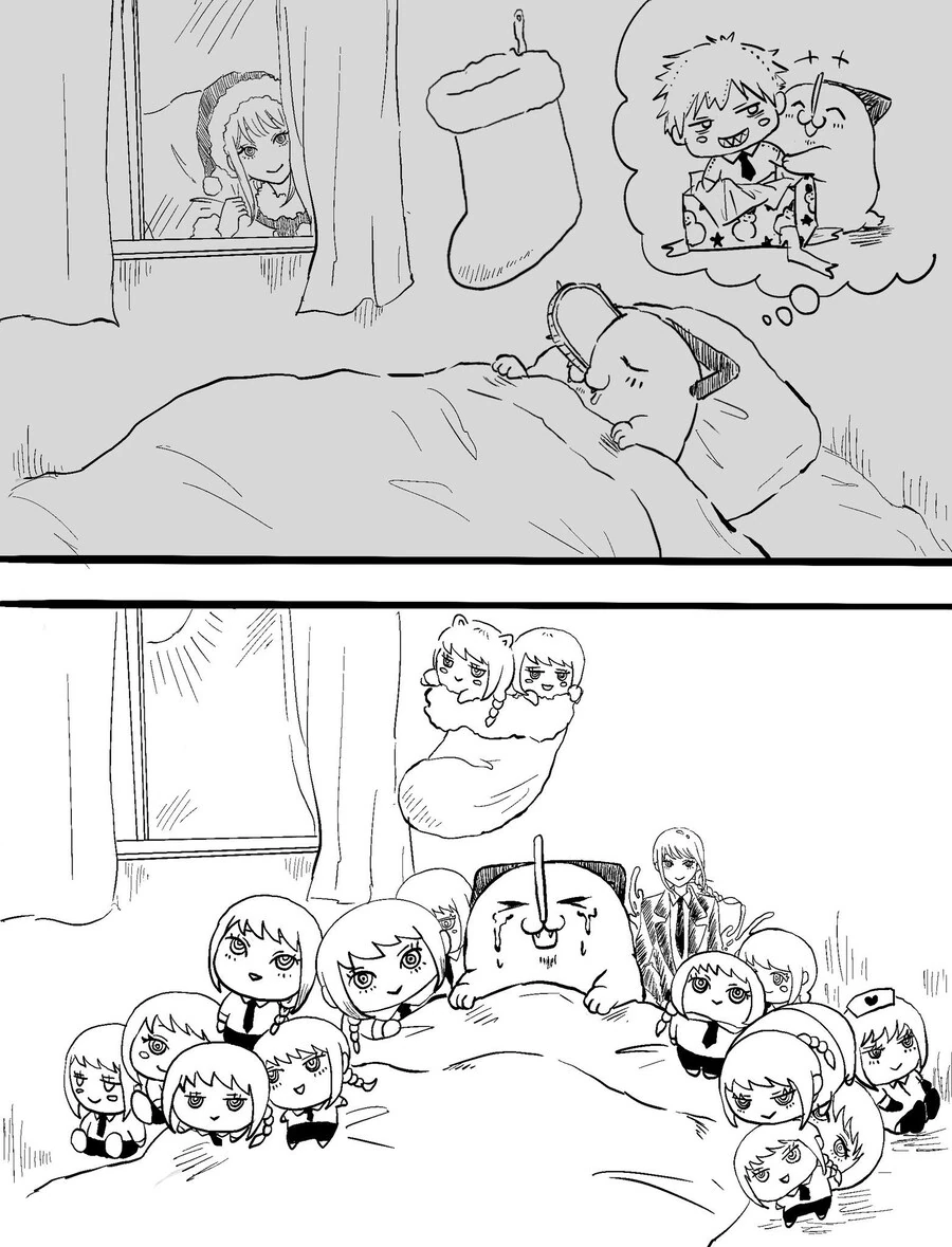 체인소맨) 선물을 기대하는 포치타