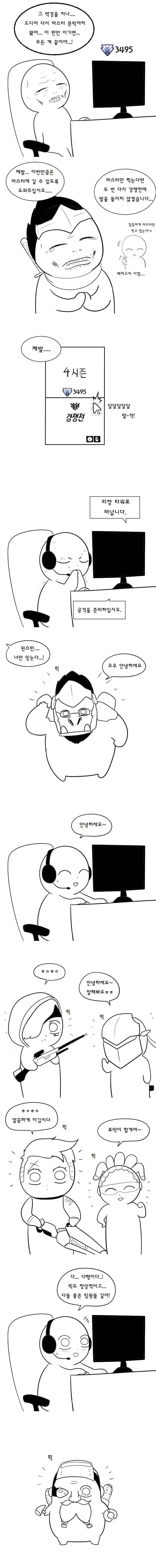 스압) 2017 오버워치 마스터 가는 manwha - 이미지 2