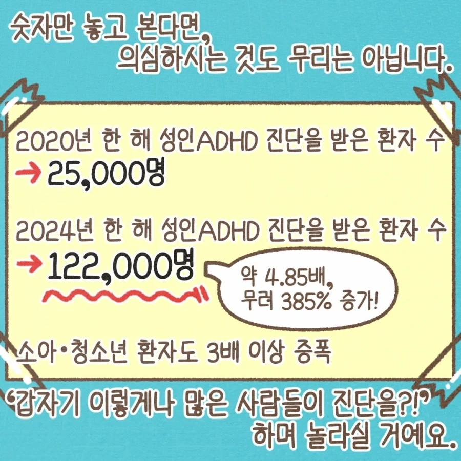 ADHD 환자가 급증한걸 보니 정신과 의사들 돈에 눈이 멀었다?.manga - 이미지 2