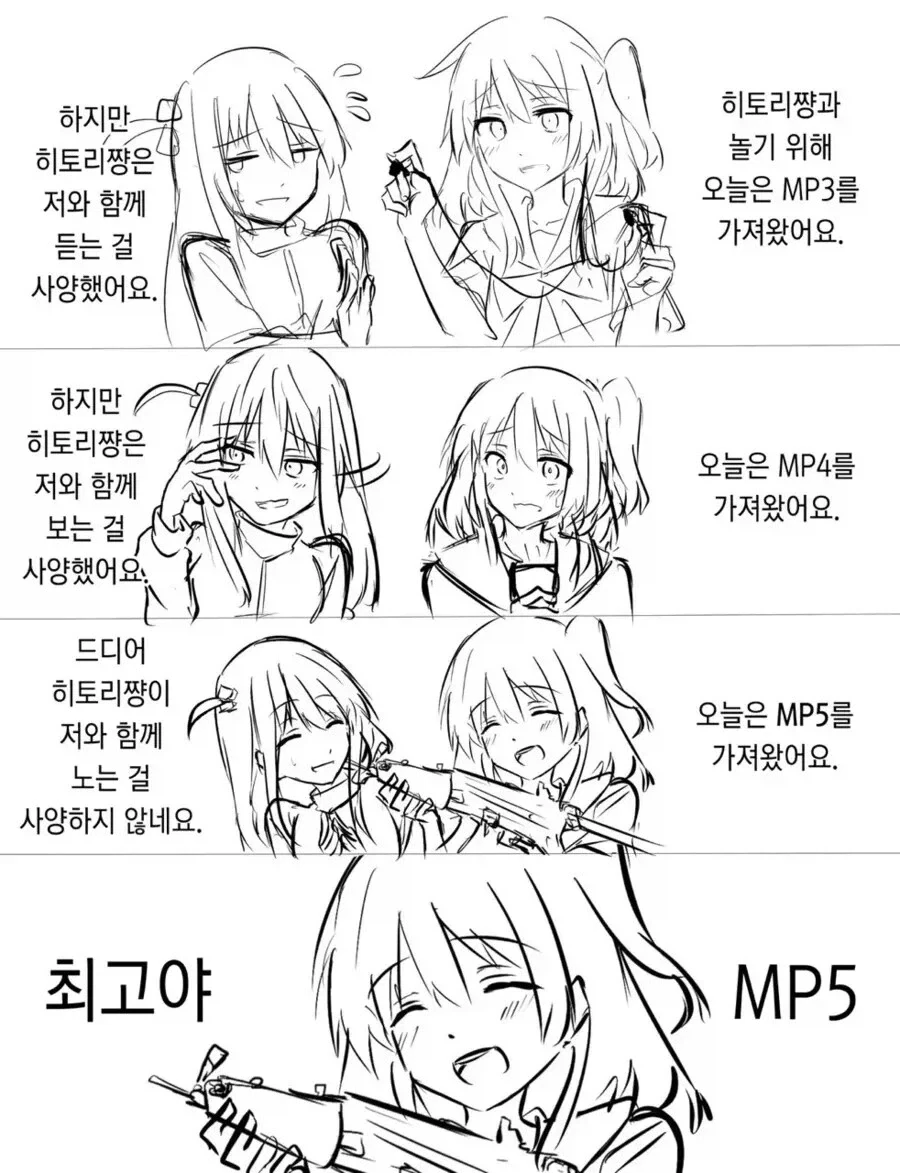 봇치더락) 3초 뒤에 모니터에 펀치를 날리는 봇치쨩 이미지 21