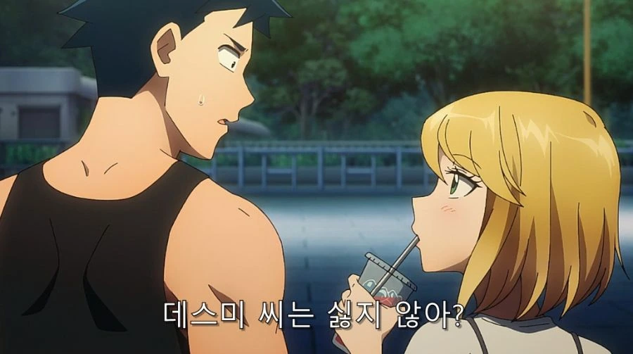 러브 코미디 만화의 공포 연출 이미지 22