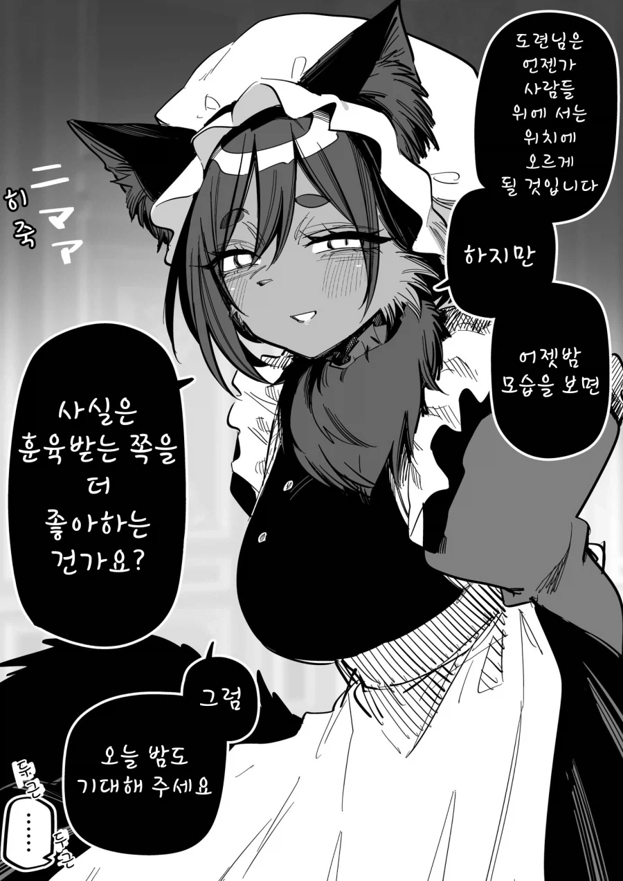 조금 수상한 고양이 메이드 만화 - 이미지 2