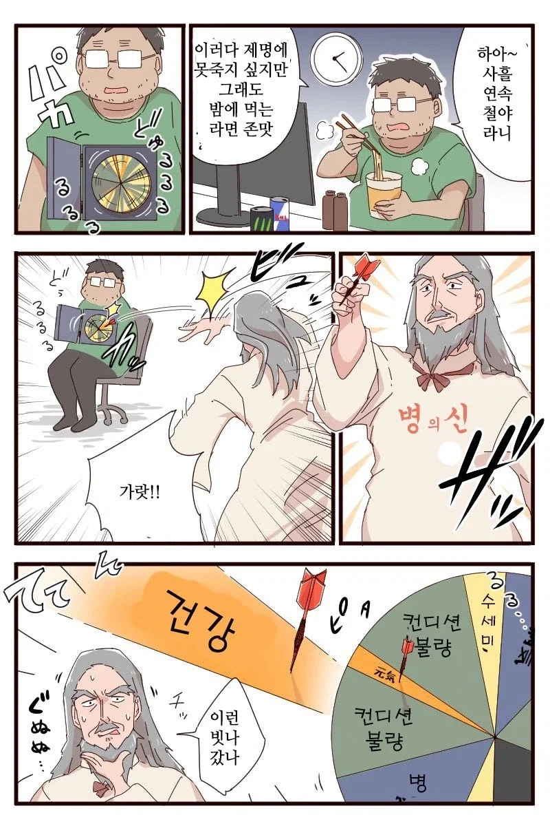 병의 신.Manga