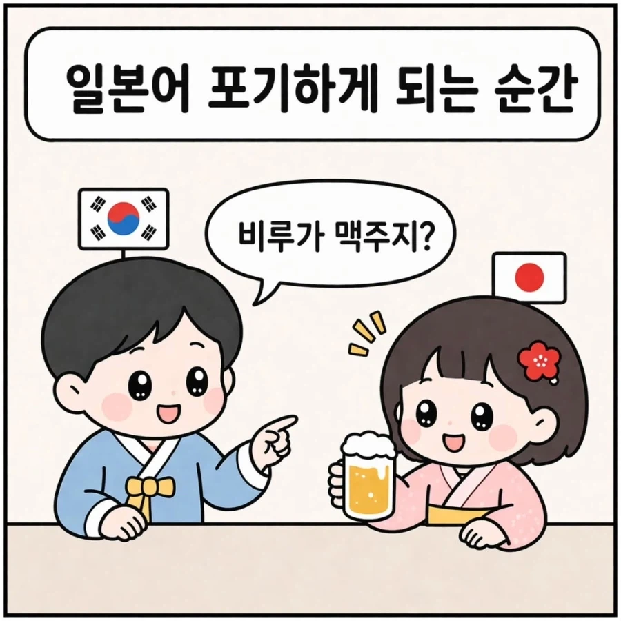 일본어 포기하게 되는 순간.manga