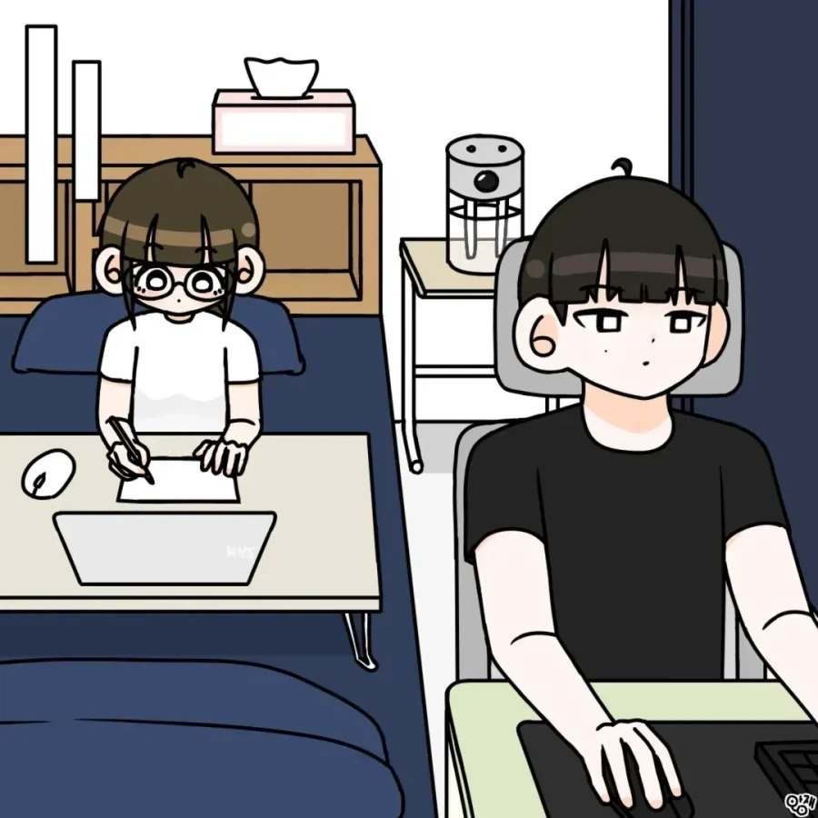 분리불안이 강한 여자친구.manhwa - 이미지 3