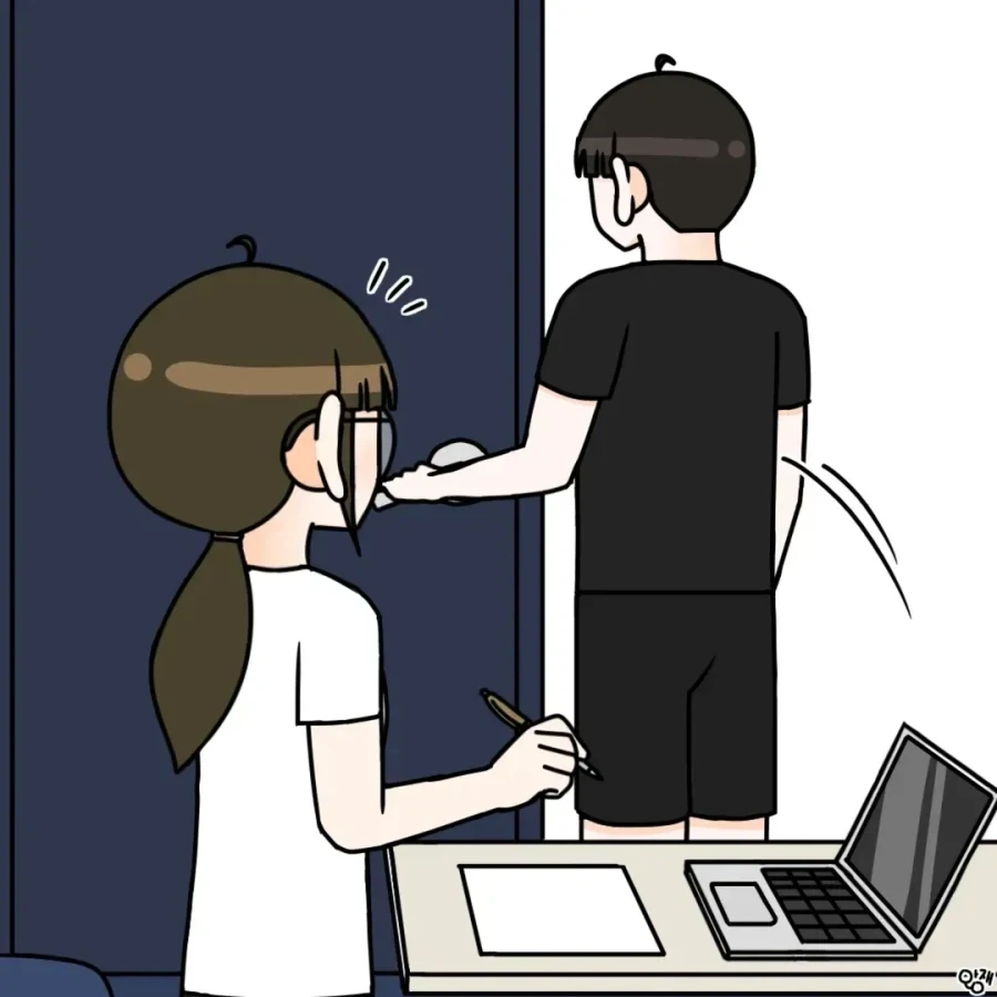 분리불안이 강한 여자친구.manhwa - 이미지 4