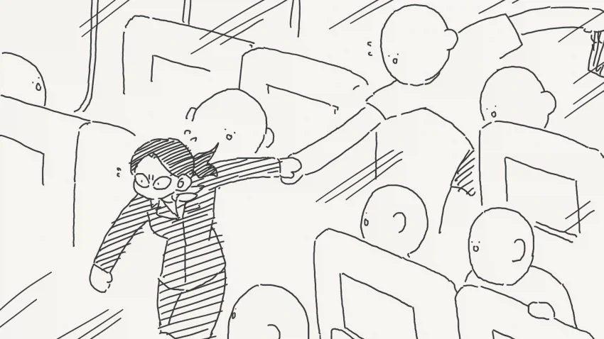 비행기에서 의사 선생님을 찾는.manga - 이미지 2