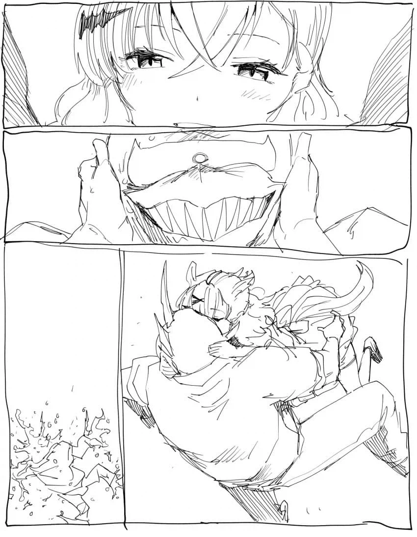 [말딸] 공포 영화를 보는 테이오 이미지 11