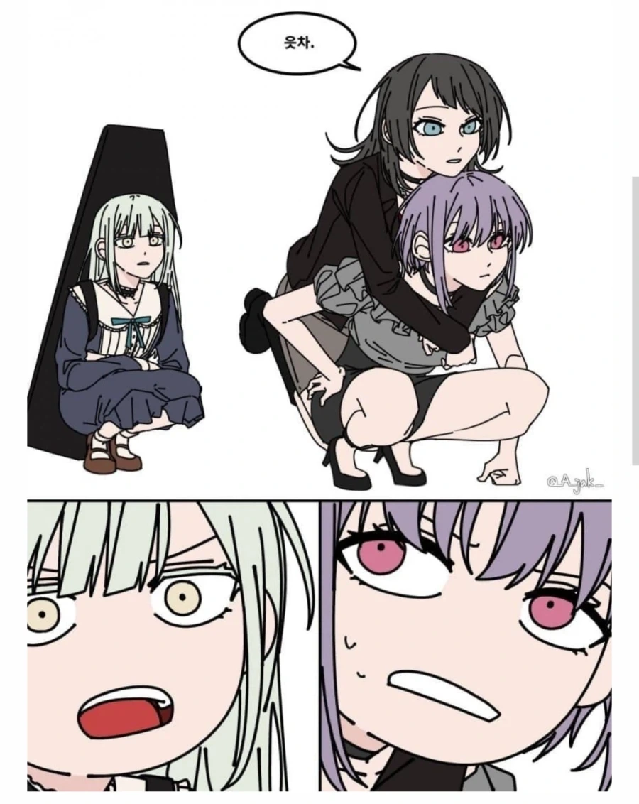 뱅드림] 모지리 셋이서 꽁냥대는 만화.jpg - 이미지 2