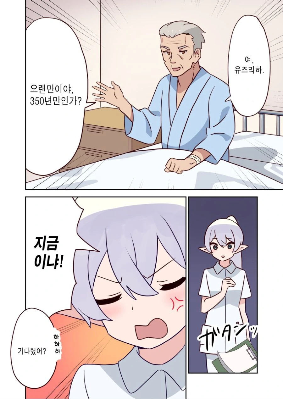 엘프 간호사 만화 : 시스템 : 누가 자꾸 리셋 안하고 환생시키는거냐 - 이미지 2