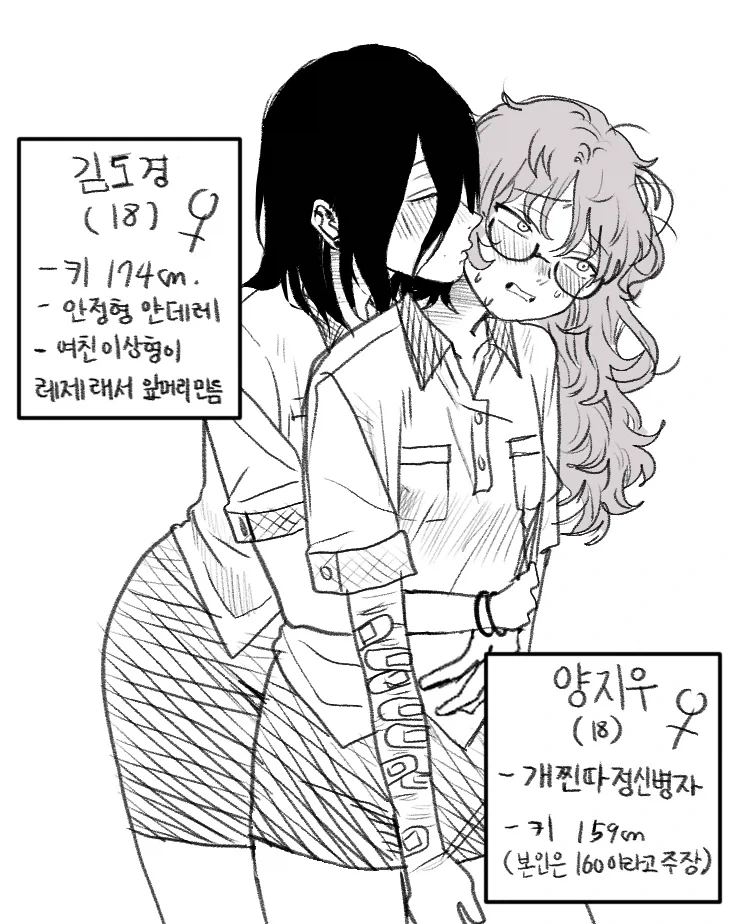 멘헤라 여자애에게 고백하는 백합 만화.manhwa - 이미지 9