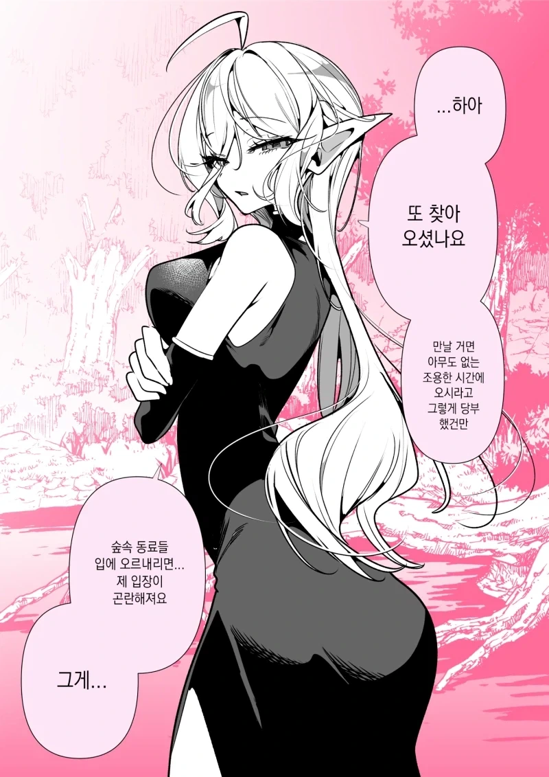 반푼이 엘프와 결혼한 용병 만화 이미지 9