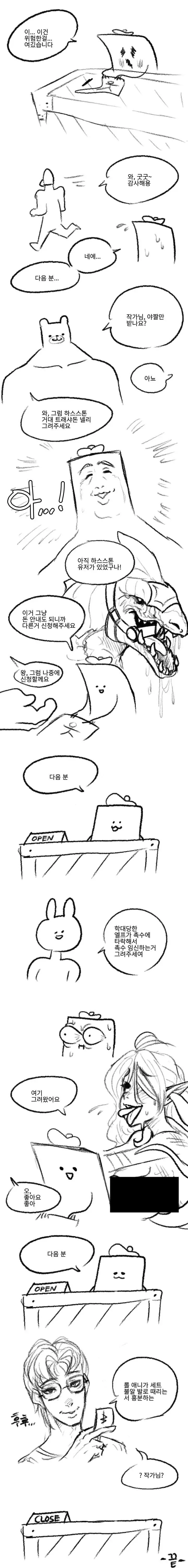 과거 그림쟁이들의 고충.manhwa - 이미지 5