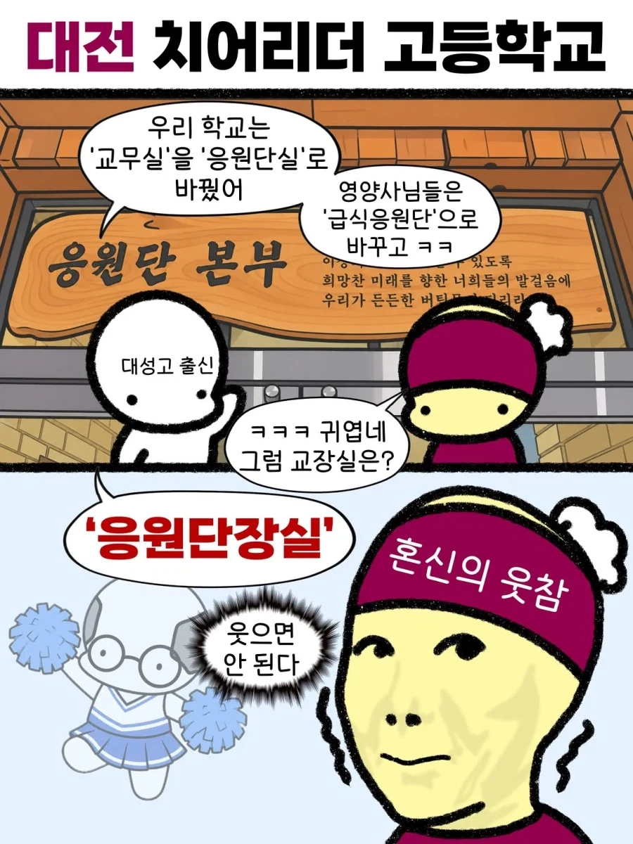 대전 치어리더 고등학교 수준.manwha