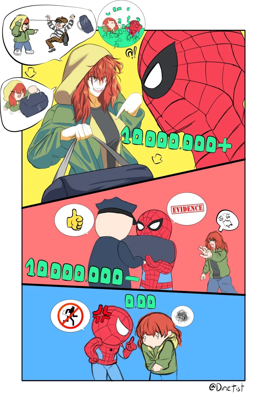 MCU) 진이 돈을 벌어오는.manwha