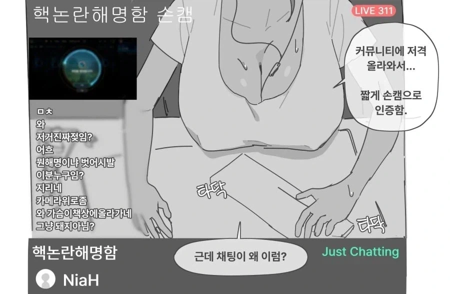 인터넷 방송하는 만화.manhwa